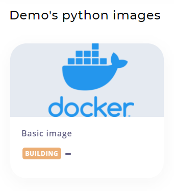 Building Python image