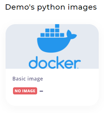 Python no image