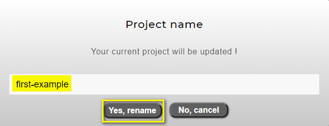 rename project