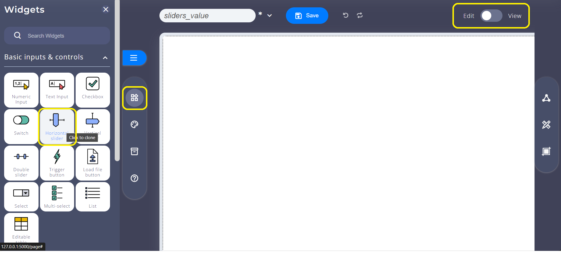 Simple example - Taipy Designer Documentation